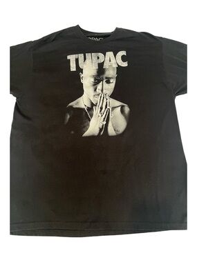 Tupac Graphic Black Men’s Size XLShort Sleeve T-Shirt Like New